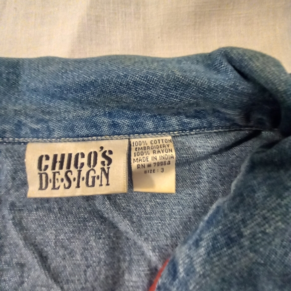Vtg Chico's Design Jacket Made in India - Picture 2 of 3